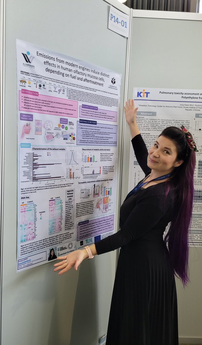 When you have been staring at the molecular level mechanisms behind #airpollution exposure, it's an eye opening experience to learn about other sides of toxicology e.g.implementation to real life. At #EuroTox 
<a href="/KanninenLab/">KanninenLab</a> <a href="/TUBE_EU_Project/">Transport derived Ultrafines and the Brain Effects</a> <a href="/AIV_Institute/">A.I. Virtanen Institute</a> <a href="/UEF_DPMM/">UEF Doctoral Programme in Molecular Medicine</a> <a href="/UniEastFinland/">University of Eastern Finland</a>