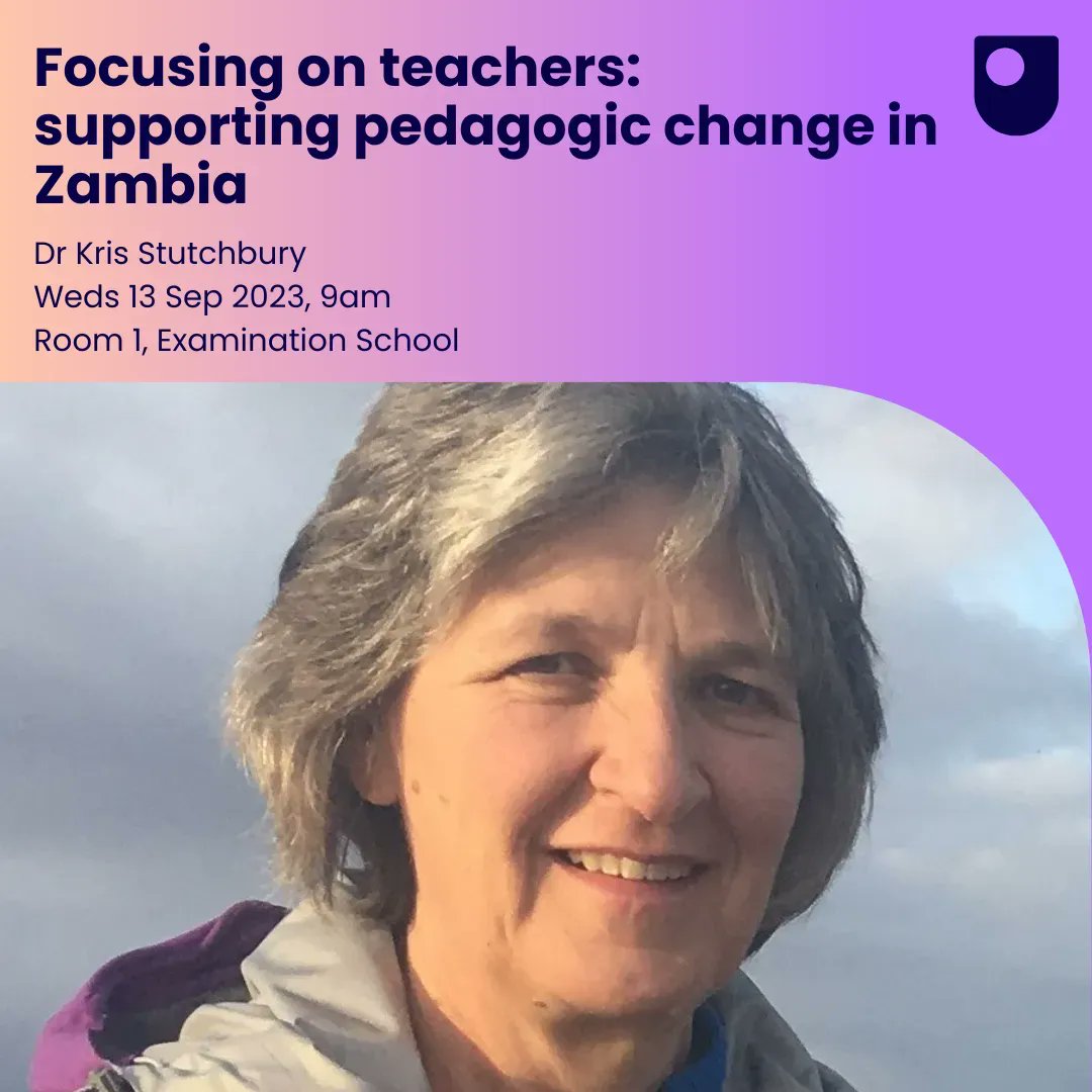 Centre for the Study of Global Development (@ou_csgd) on Twitter photo Are you at #UKFIETConf tomorrow? <a href="/krisstutchbury/">Kris Stutchbury</a> will be presenting on 'Focusing on teachers: supporting pedagogic change in Zambia.' #CSGDatUKFIET Are you at #UKFIETConf tomorrow? <a href="/krisstutchbury/">Kris Stutchbury</a> will be presenting on 'Focusing on teachers: supporting pedagogic change in Zambia.' #CSGDatUKFIET