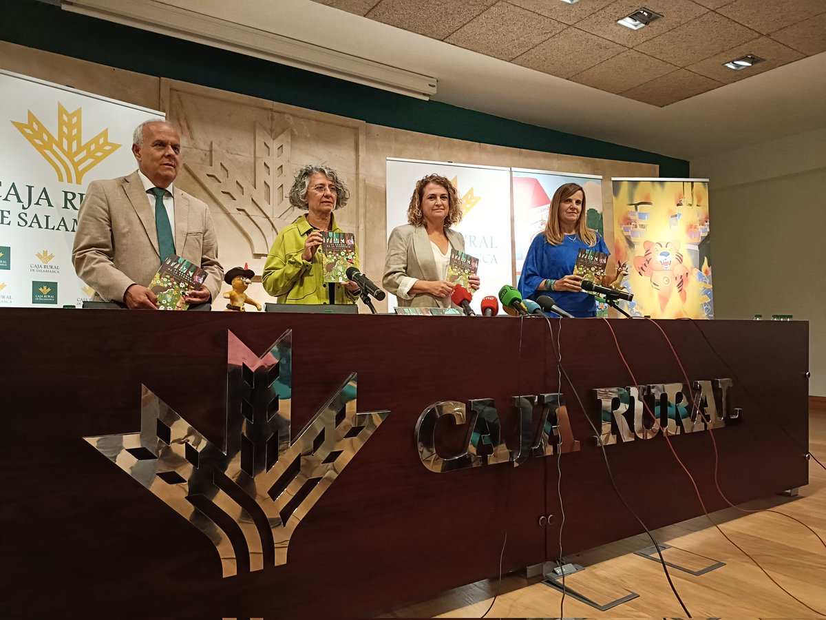 LOCAL
Caja Rural pone a disposición de los colegios de #Salamanca 1500 ejemplares del libro "El bosque de la economía'" de Esther del Brío, catedrática de economía financiera de <a href="/usal/">Universidad de Salamanca</a>.  Una publicación de educación financiera destinada a niños. <a href="/CRSASALAMANCA/">Caja Rural de Salamanca</a>