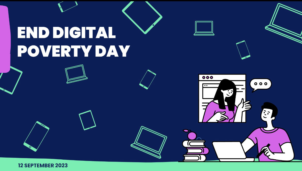 Fantastic having ⁦<a href="/helenmilner/">Helen Milner</a>⁩ + Emma from ⁦<a href="/GoodThingsFdn/">Good Things Foundation</a>⁩ visit us this morning. So far we have recycled+redistributed 2,620 devices &amp; trained over 200 residents in #DigitalSkills + online safety in #Wandsworth 

#EndDigitalPovertyDay ⁦<a href="/DigiPovAlliance/">Digital Poverty Alliance</a>⁩
⁦