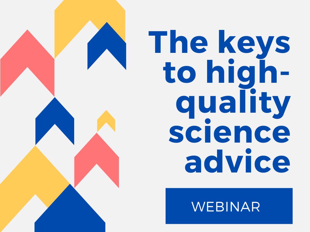 EUScienceAdvice's tweet photo. Join our webinar: 21 September!

In this webinar, we bring together experts in #scienceadvice for an engaging reflection with the audience on finding the keys to high-quality science advice and how to achieve it.👀💥

Register: https://t.co/BHlYjL0ct2 #scicomms https://t.co/WxIwXKygbT
