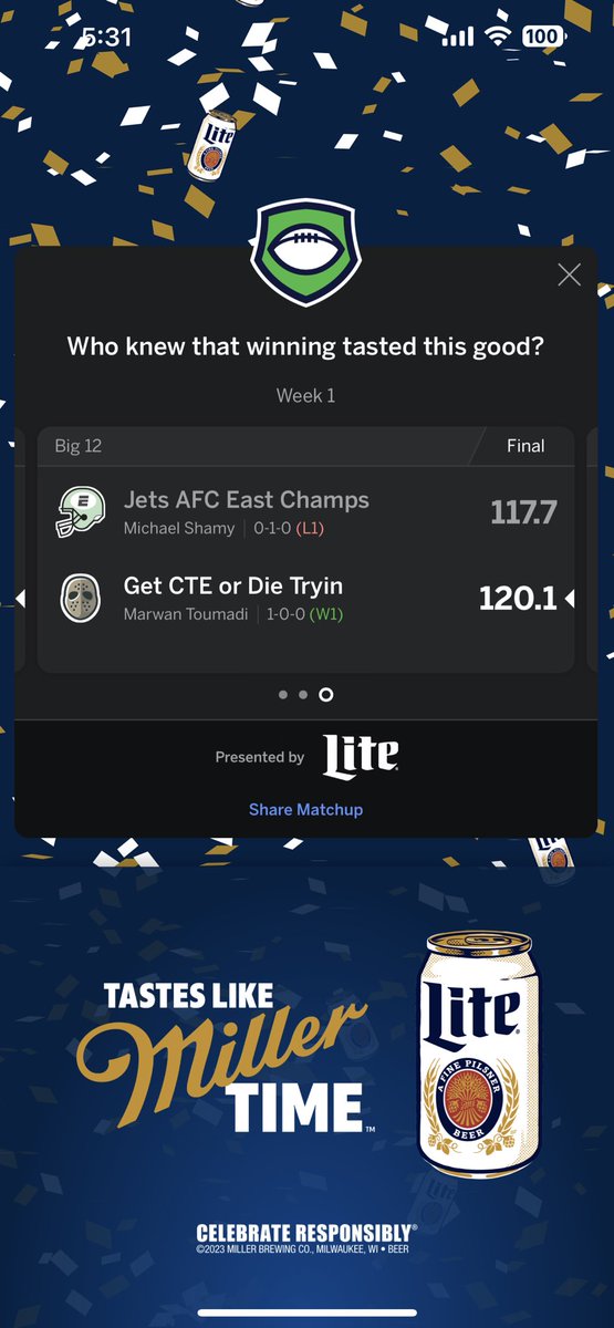 MarketMVP's tweet photo. Great way to start week 1 in fantasy 

3-0 https://t.co/eGeiNVJEqK