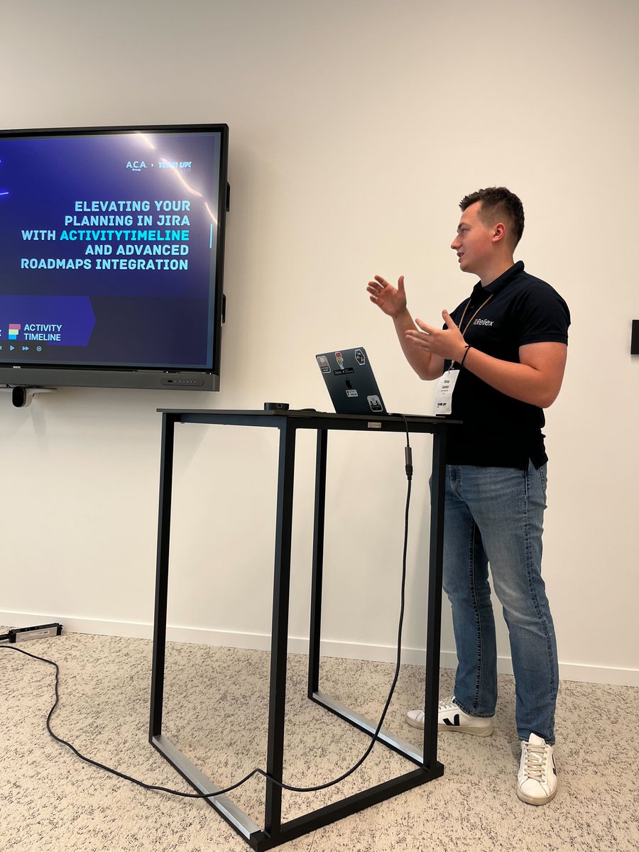 ReliexSolutions's tweet image. We’re delighted to have had you at our presentation about Jira planning with ActivityTimeline and Advanced Roadmaps integration by Ostap.
Thank you all for your support!👏
And our journey at #ACATeamUp2023 with @acagroup_be continues🚀
Meet @ostap_za and Yuliia near our booth💡🤝