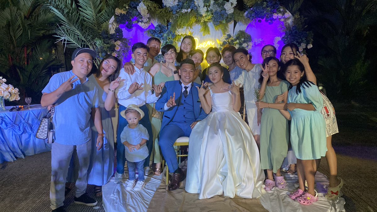 04_maui's tweet photo. Congrats to the newly wed and Best wishes for a fun-filled future together. 🎉
#newlywed #somojloveforjoem #09092023 https://t.co/2rlSuP43Zd