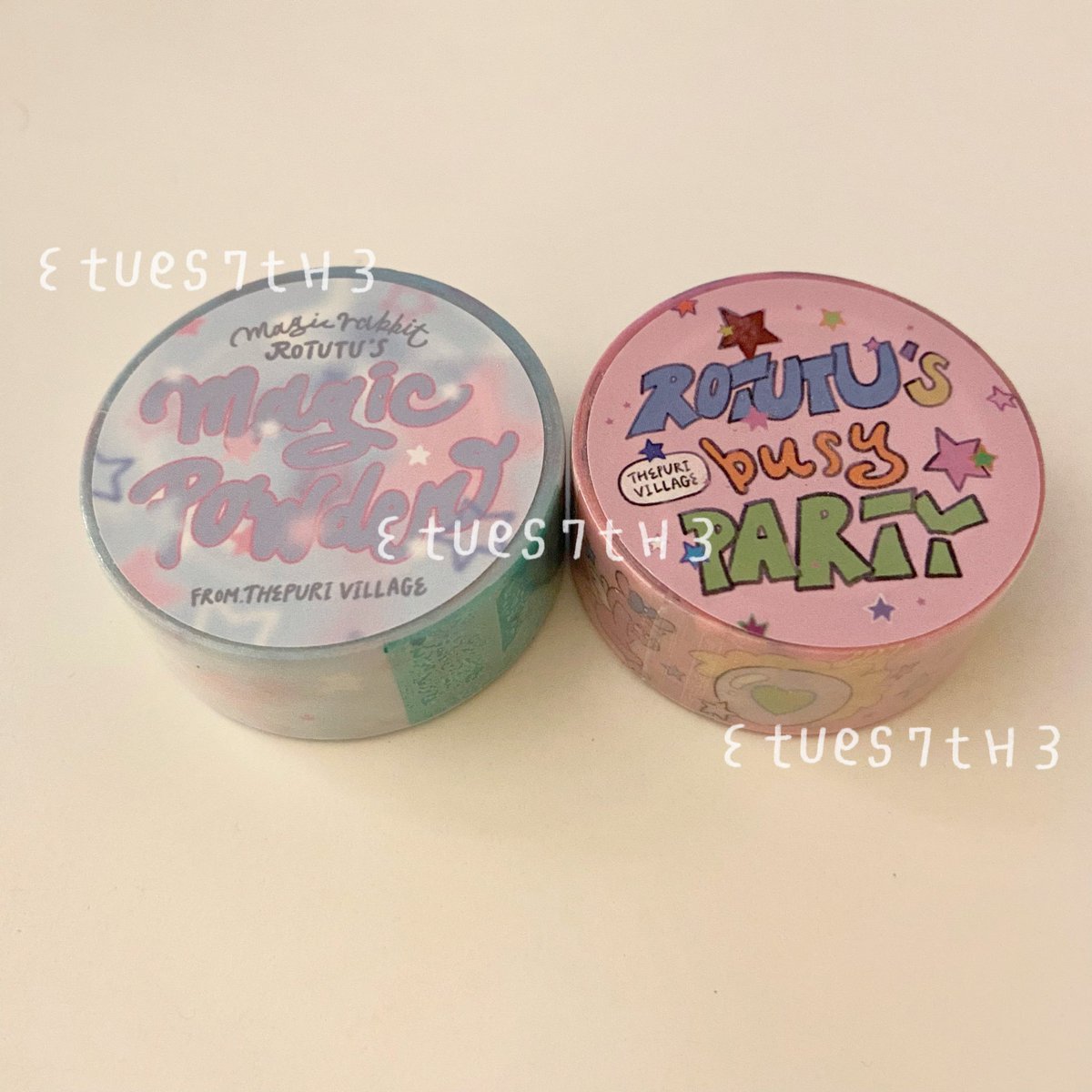 tues7th's tweet photo. เทป the puri village ฟ้า , ชมพู 🐬🍓🧁
ม้วนละ 160 📦 ส่งฟรี
รับคู่ลดให้ได้อีกค่า ♡♡♡
ขายแยกได้ มีของแถมให้ ปล่อยเพราะใช้ไม่ทันค่า
pls mention or dm 💘
#ส่งต่อเทป #เทปเกาหลี #ส่งต่อเครื่องเขียน #ตลาดนัดsanrio #somgoms #somgom #พรีเกาหลี #ตลาดนัดENHYEPN #ตลาดนัดnct https://t.co/sBMBGnR2iA