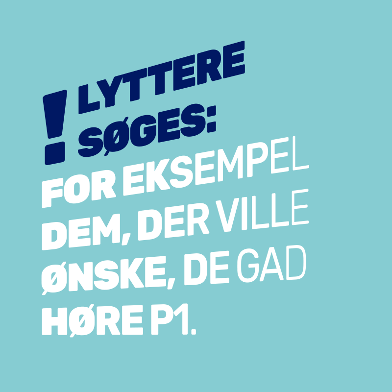 radio4dk's tweet photo. Prøv en taleradio, som er lidt bedre til at lytte.