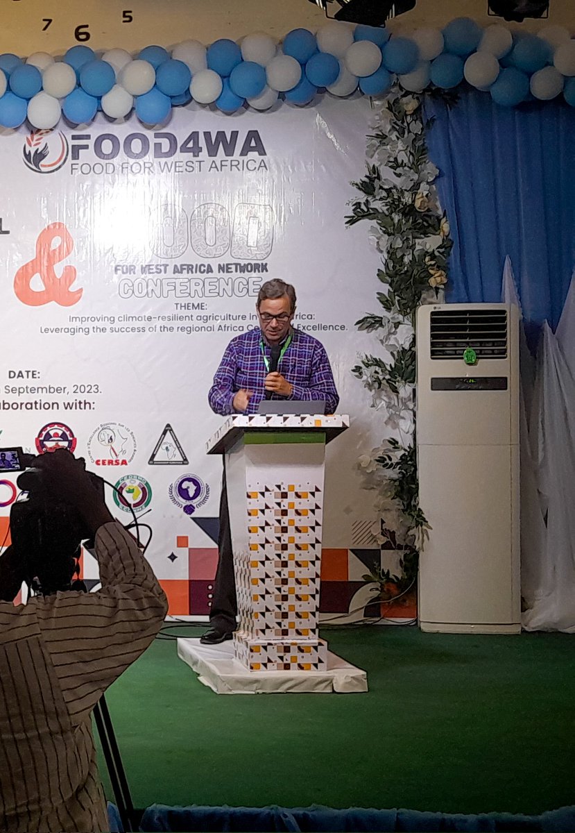 📰 'Transforming Dryland Agriculture for a Climate-changed future'. Keynote speech by Kevin V. Pixley at the 4th International conference on Drylands & Food For West Africa Network Conference. @Food4wa
#FoodForWestAfrica
#DrylandsConference
#ClimateResilientAgriculture