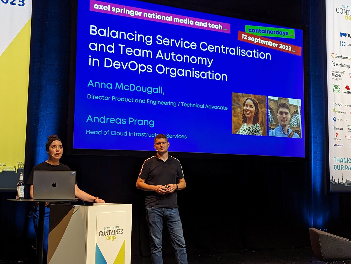 Balancing autonomy with the creation of platforms is a delicate oppression. Let's see what the implications are with <a href="/AnnaJMcDougall/">Anna McDougall</a> and <a href="/PrenzlBurg/">Andreas Prang</a> <a href="/ConDaysEU/">ContainerDays</a> #cds23
