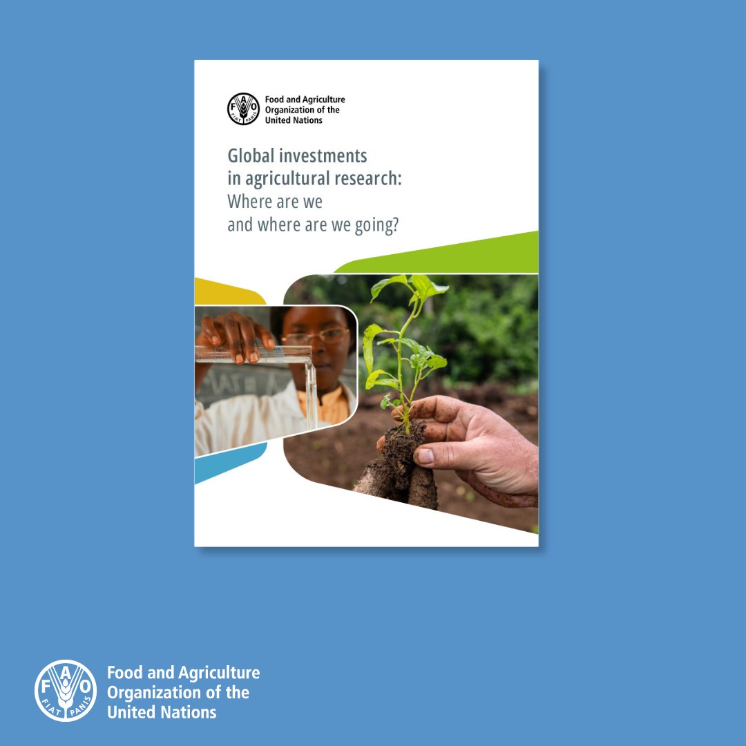 FAO Knowledge (@faoknowledge) on Twitter photo Well-funded agricultural research & development (R&D) systems play an important role in transforming agrifood systems.
Read the <a href="/FAO/">Food and Agriculture Organization</a> report on the current situation & trends regarding investments in agricultural R&D.
Where we are & where we are going 👉doi.org/10.4060/cc6971… Well-funded agricultural research & development (R&D) systems play an important role in transforming agrifood systems.
Read the <a href="/FAO/">Food and Agriculture Organization</a> report on the current situation & trends regarding investments in agricultural R&D.
Where we are & where we are going 👉doi.org/10.4060/cc6971…