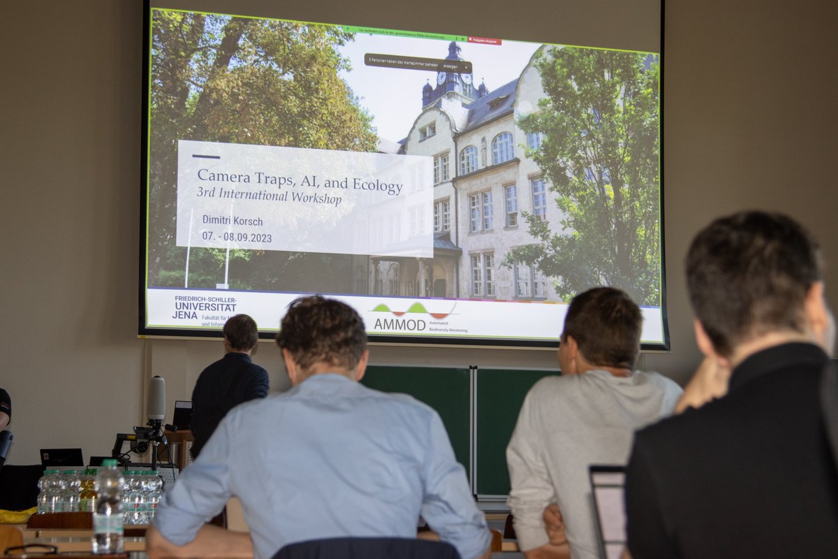 Thank you to all the participants! It was a great event with fantastic talks and discussions. To give you an approximate impression of the event, we published a selection of images: inf-cv.uni-jena.de/camtrap-ws/imp….

I am looking forward to further cooperation with all of you!