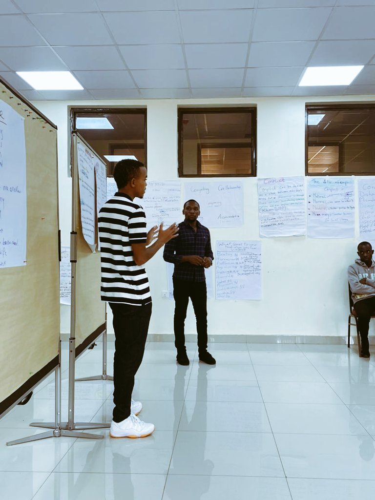 HusseinBukuru's tweet photo. From 7th to 9th September i had a privilage to facilitate and share my knowledge in peace related concept workshop which aim on introducind basic concepts of peace organised by @peaceclubpiass in order to enlighten the fellow student from different domain about peace. https://t.co/0pLbqOILMz