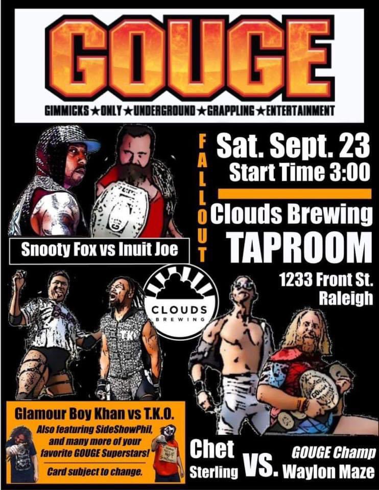 GOUGE Pro Wrestling tweet media