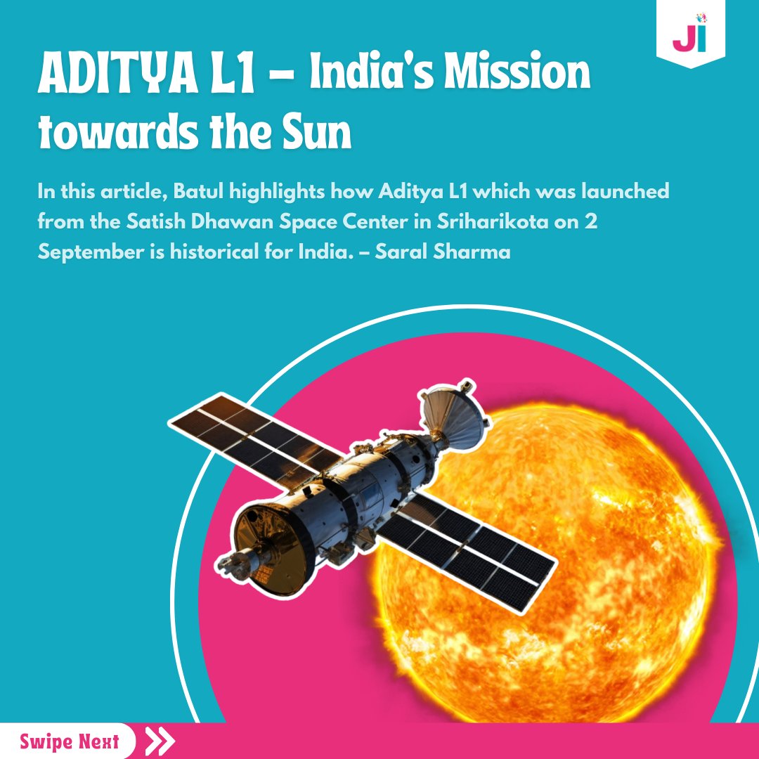 juniorimprint's tweet image. Information Source: isro.gov.in 

#AdityaL1Mission #SpaceExploration #IndianSpaceResearch #SunMission #SolarScience #IndiaInSpace #ScienceNews #SolarMission #KidsInScience #NewsReaders #News #SpaceHistory #juniorimprint