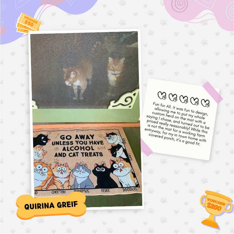 wanderprints's tweet photo. Pet Lovers Contest ๐พ
Capture the Love: Enter Our Pet Photo Contest Today! ๐ฑ๐ถ
โฐ The winner will be announced on September 26th, 2023
Cick for more info
#wanderprints #WPPets #petlover #pet #dog #cat