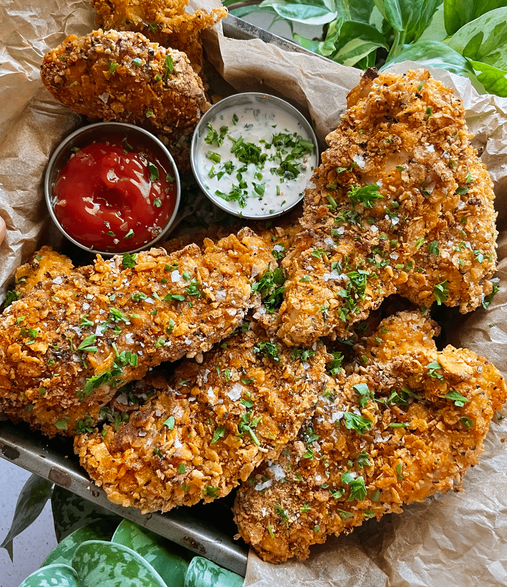 DiningCooking's tweet photo. Oven baked spicy cornflake chicken tenders #Tonight
https://t.co/mTHcZW2Scc
#Dinner #DinnerTonight #WhatIsForDinnerTonight https://t.co/DWrOo8yZOS
