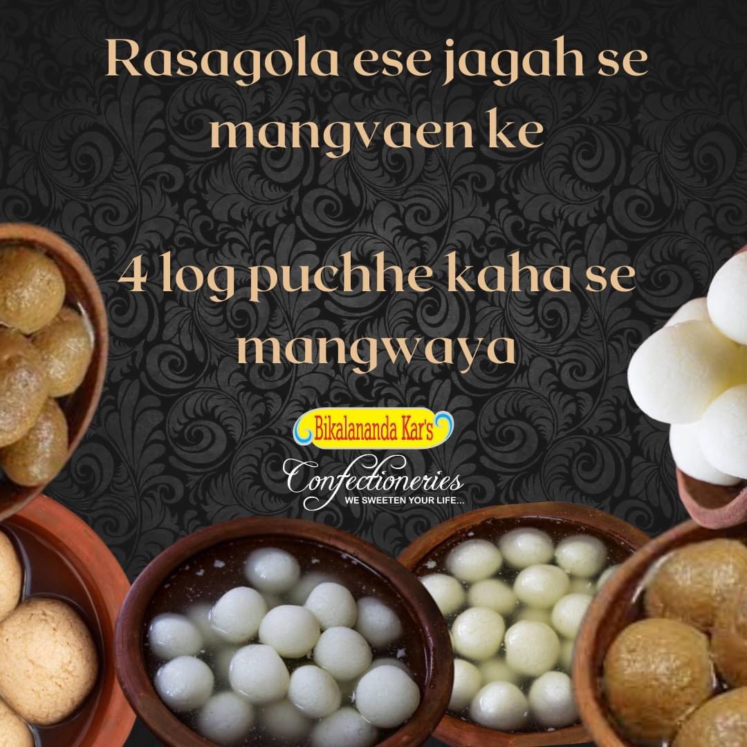 bikalanandakar's tweet photo. Rasagola ese jagah se mangvaen ke

4 log puchhe kaha se mangwaya

#rasagola #Sweets #AuthenticSweets #SweetDish #Delicious #flavorofOdisha #SweetTooth #Foodie #FoodBlogger #ବିକଳାନନ୍ଦକରଙ୍କରସଗୋଲା #BikalanandaKarsRasagola https://t.co/QCiC2vHaMz