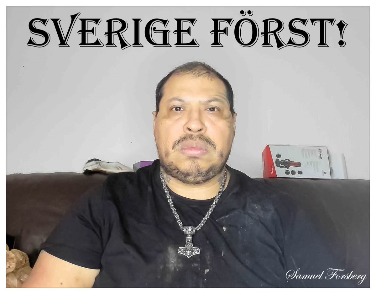 afs_forsberg's tweet photo. Sverige Först!🇸🇪 https://t.co/DZ4h3ZSk3Y