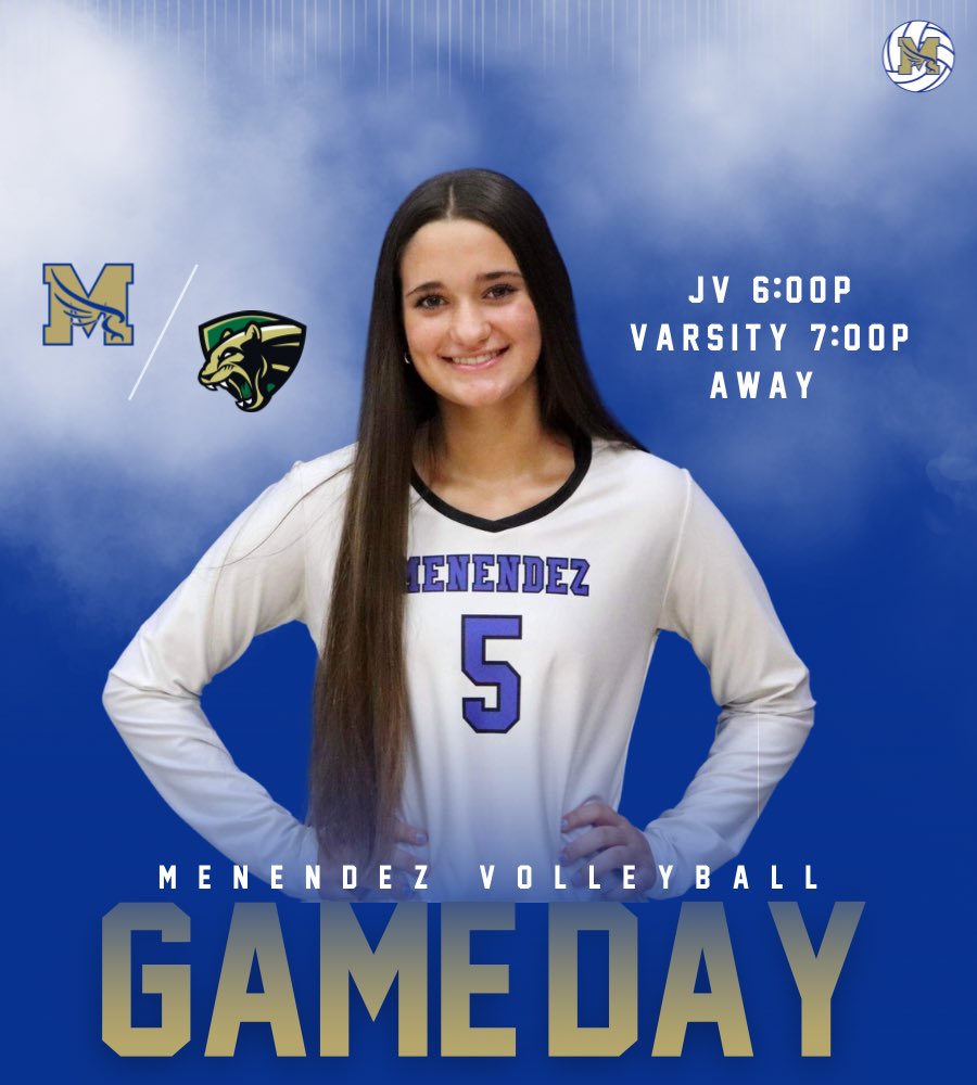 ITS GAME DAY! 🦅 We travel to Nease tonight for our first game of the week. Go Falcons! 🏐

⏰ JV 6:00pm Varsity 7:00pm
📍 Allen D. Nease High
🆚 Allen D. Nease High

GO Falcons!