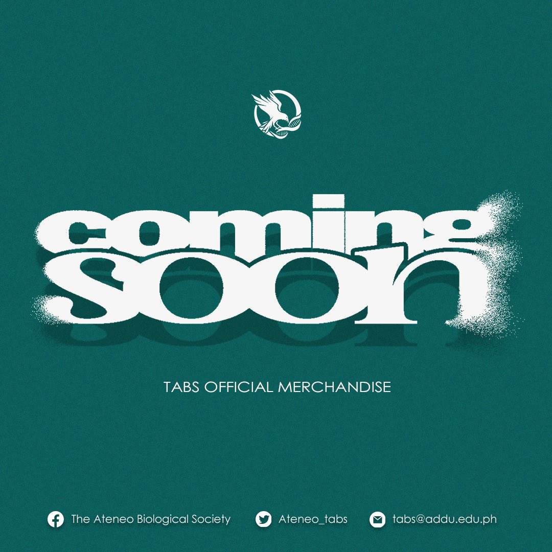 Ateneo_tabs's tweet photo. OOTD Ready, Ravens? We have something for you! 

Sneak peek on 𝐓𝐇𝐄 𝙏𝘼𝘽𝙎 𝙢𝙚𝙧𝙘𝙝 that will surely make you a head-turner! 😛

Coming soon! 👀💚

#TheAteneoBiologicalSociety
#EmpoweringTheExtraordinary https://t.co/fkrbcWcHfo