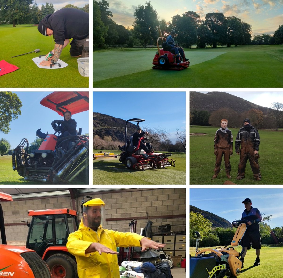 It's national thank a greenkeeper day, so a big shout out to these boys who work their backsides off for me and the club on a daily basis. Steven, Iain, Donald, Saul, Sean, Robert and Mike have a drink on me tonight.

#ThankAGreenkeeper