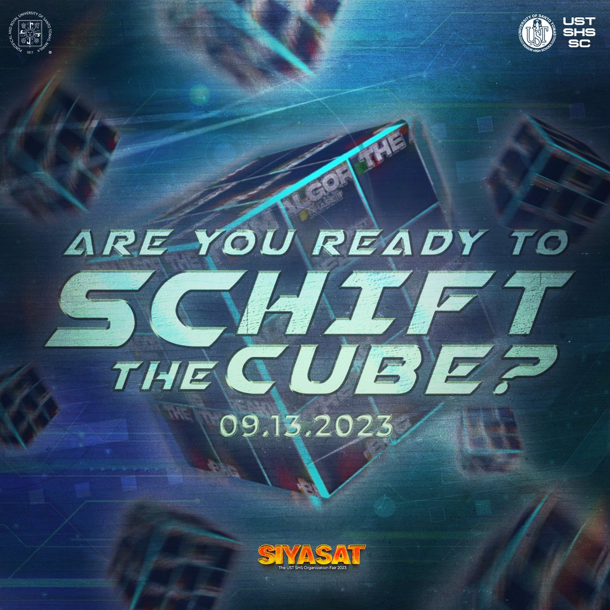 ustshssc's tweet photo. Two journeys that require swift thinking and determination! ❇️

Just as the Rubik's cube tests your wits, your journey to leadership will test your resolve. Are you up for the challenge, Tiger? 🧐

🚀 09.13.23 🚀 https://t.co/Z8qDOdhnZu