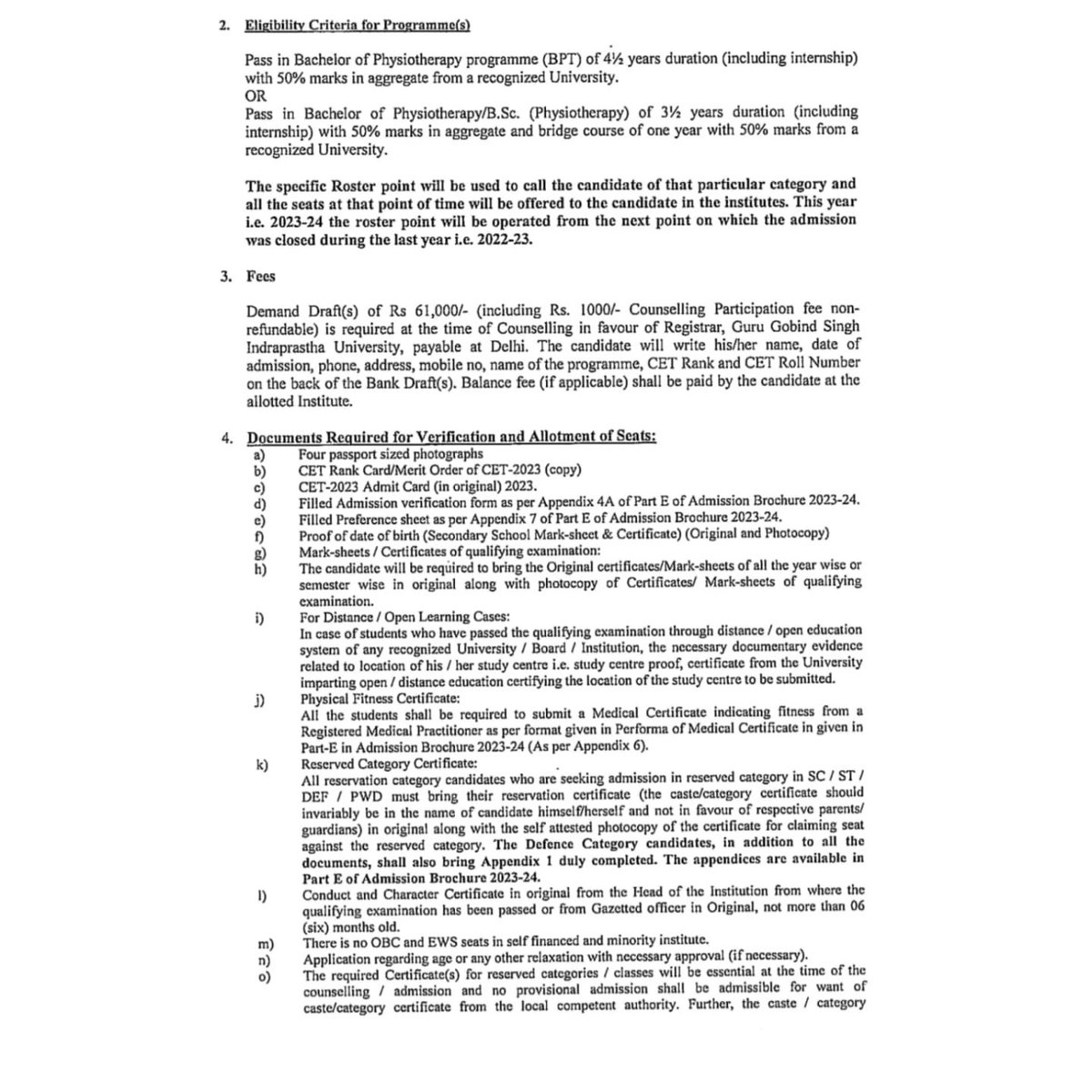 BanarsidasP's tweet image. Extended schedule for online registration for filling up of vacant seats after exhausting merit list of CET on basis of CUET during academic session 2023-2024 &amp;amp; schedule for fee submission of registration fee. For more info contact ipu.ac.in 7065234623 #ggsipu #bcip