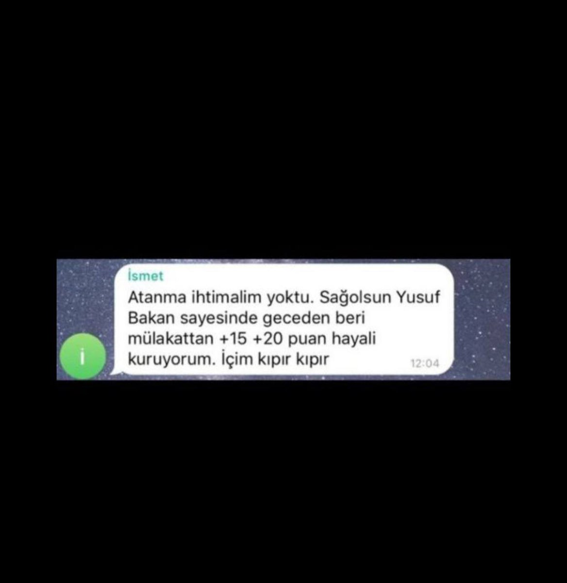 İşte bu yüzden mülakata hayır! 

 #mülakatahayır