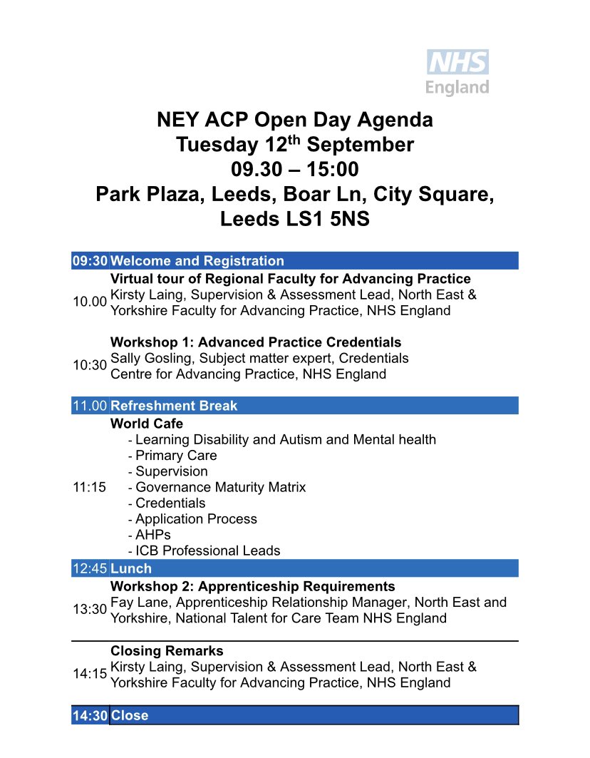 SamRobinson_GP's tweet photo. What are apprenticeships and how does it work for ACPs and their employers? Excellent info from our apprenticeship lead at our open day in lovely Leeds #NEYAdvancingPractice #ACP @NHSHEE_NEY https://t.co/4FDLgagUvk