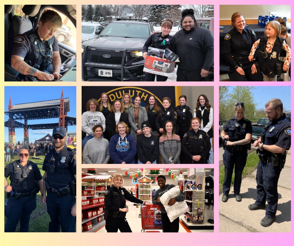 Happy National Police Woman Day to all the female officers at the Duluth Police Department! Did you know that DPD has 22 female sworn officers who work in various positions, ranging from Sergeant to Investigator to Patrol Officer?!  #DuluthsFinest
