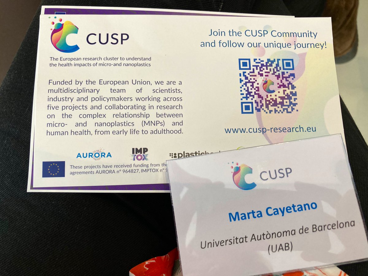 The <a href="/CuspResearch/">CUSPResearch</a> Annual meeting and conference has just started this week in lovely Utrecht🌷! With <a href="/plasticheal/">PLASTICHEAL</a> colleagues, ready to learn and collaborate in research on the complex relationship between micro/nano plastics and human health