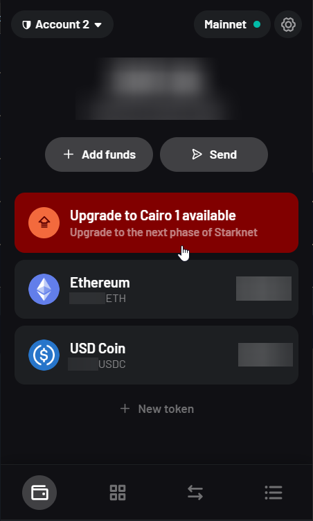 yichuan_drive's tweet photo. Guys ‼️URGENT‼️
@argentHQ released #ArgentX 5.8.3 upgrade to #Cairo1 🦾
If u need to upgrade wallet, u'll see the 🔴banner🔴
1⃣Go 👉 https://t.co/n63j2k6fWS
2⃣Find your acc
3⃣Read/Write > Read > section 16 (getVersion()) click on it
4⃣Click Query > it should show 0.3.0 version https://t.co/kvMerb5hVP