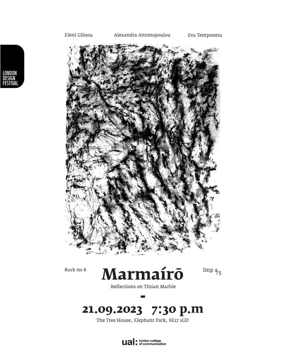 Sousourel's tweet photo. Pleased to announce that we will be giving a talk at the London Design Festival @L_D_F  and @LCCLondon discussing our practice based research project 'Marmairo; Reflections on Tinian Marble'. 

We hope to see you there!

https://t.co/wOOAQpcXtX https://t.co/8W5wTPRp1d