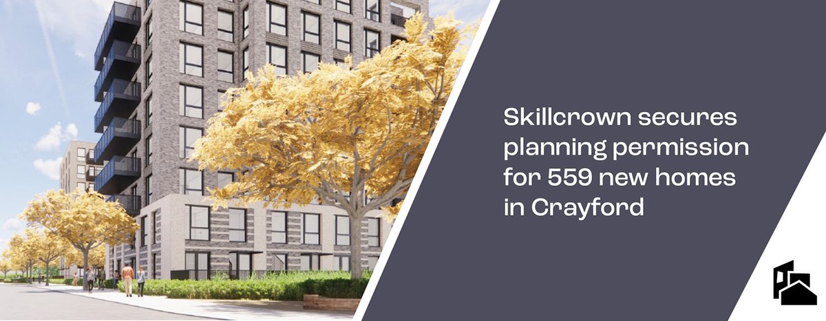 Did you see our news? We were recently granted planning permission from the <a href="/LBofBexley/">London Borough of Bexley</a> for a new #residentialdevelopment in #Crayford which will #redevelop a former Electrobase site into 559 #newhomes with parking &amp; cycle spaces.

Find out more: ow.ly/Kqrh50PFuqL