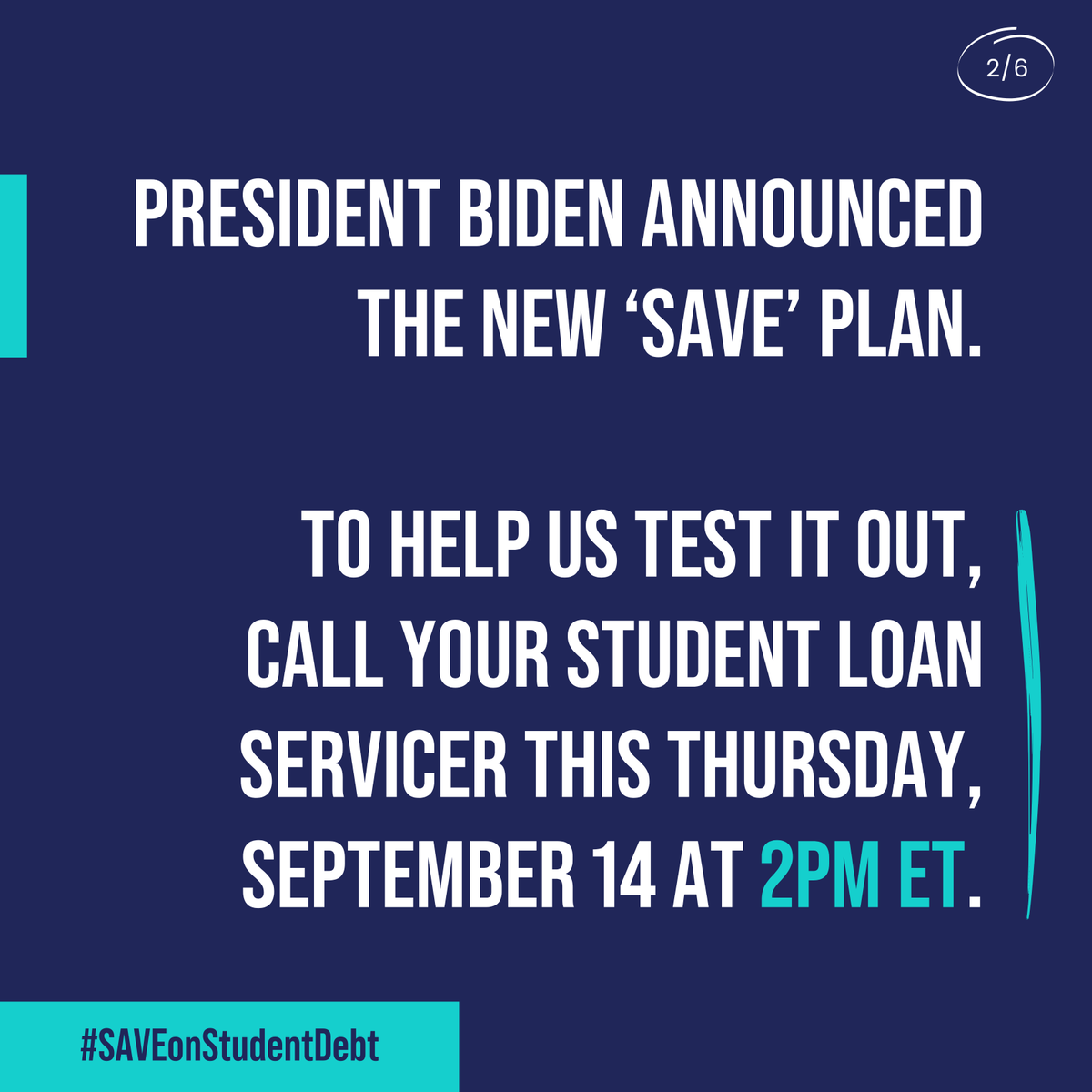 BorrowerJustice's tweet photo. 📢 CALLING ALL STUDENT LOAN BORROWERS📢 JOIN A COUNTRY-WIDE ACTION THIS THURSDAY AT 2PM ET—ALL YOU HAVE TO DO IS CALL YOUR STUDENT LOAN SERVICER!

With repayment underway, help us stress test @POTUS’s new SAVE plan to make sure it's working for borrowers.📲https://t.co/fM5ChcpGEf https://t.co/RrHkUC6jdq