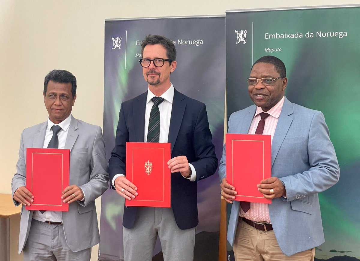 Lack of #FoodSecurity in Northern #Mozambique is a continued concern. Norway is pleased to increase support to <a href="/GainMocambique/">GAIN Mozambique</a> &amp; <a href="/akdn/">Aga Khan Development Network</a> with a total of USD 6 million to strengthen crucial food chain infrastructure. 
Parceiros para a segurança alimentar!