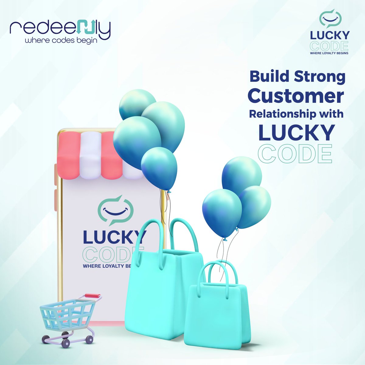 Redeemly_ae's tweet photo. LUCKYCODE is a transformative solution for your business, powered by REDEEMLY.
With LUCKCODE, every purchase at your store includes a surprise gift for your customers, enhancing their experience and fostering strong relationships.
 contact us:
info@redeemly.com 
00966115202589 https://t.co/pxB7JEAUg5