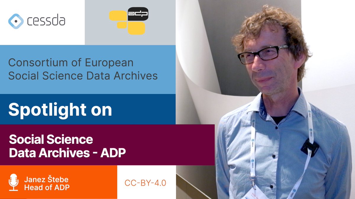 “Collaboration in common projects with CESSDA helps us to learn a lot. By being part of CESSDA we can bring up the quality of our own services” @Janez_Stebe  on the benefits of membership in @CESSDA_Data.  🧑🏽‍🏫

Watch the #CESSDASpotlight video ➡ cessda.eu/News/CESSDA-Ne…