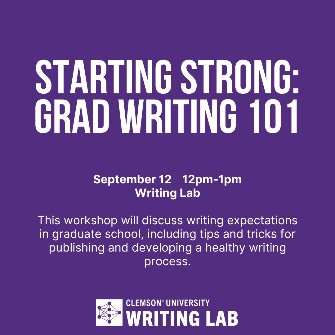 Clemson Writing Lab (@clemson_writing) on Twitter photo 
