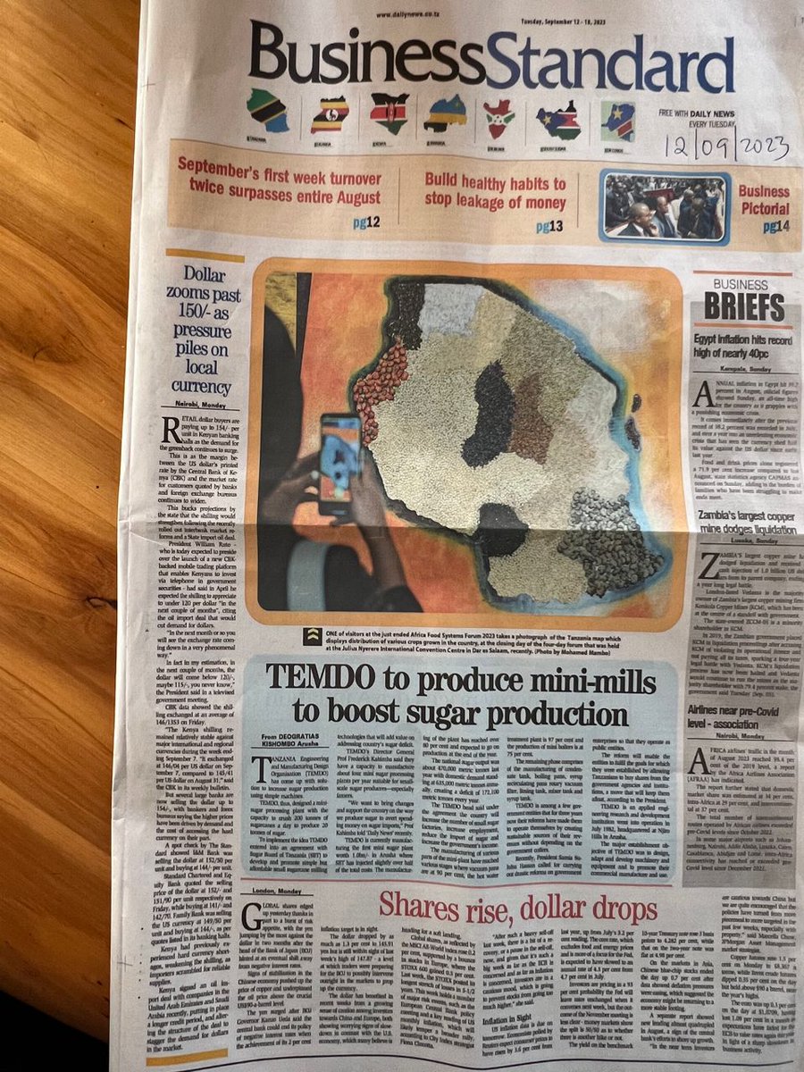 TEMDO_ARUSHA's tweet photo. TEMDO to Produce Mini-Mills to Boost Sugar Production in Tanzania https://t.co/IQ6Yf4oKyt