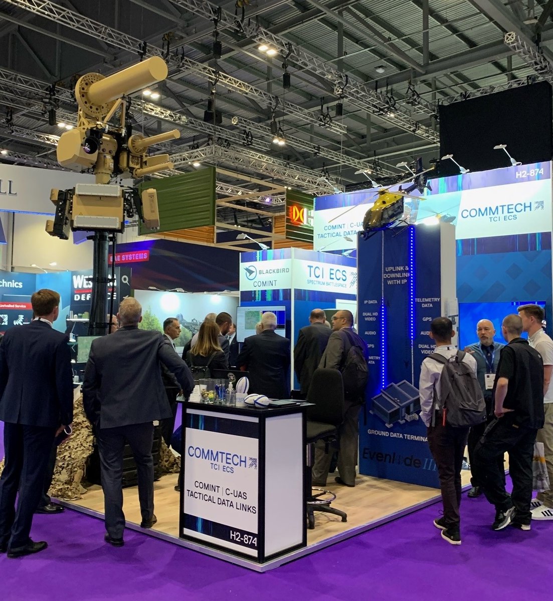 We are all set up and ready to welcome you to DSEI '23, where we will be showcasing two new products. Please visit us on stand H2-874 where we will be delighted to answer any questions or discuss any requirements you have. Find out more at: linktr.ee/spxcommtech.  <a href="/ADSgroupUK/">ADS Group</a>