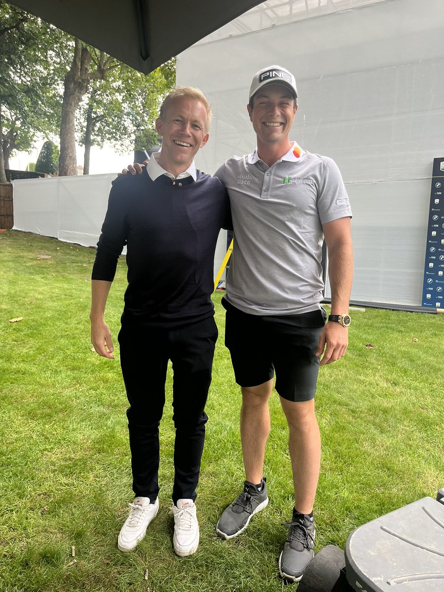 j_mikkelsen's tweet photo. Fikk en halvtime med en smørblid og pratsom Hovland på Wentworth i dag👌🏻 

Intervju er ikke noe jeg har gjort mye av, men det ble i alle fall en veldig hyggelig prat😂 https://t.co/GcMZK932kz