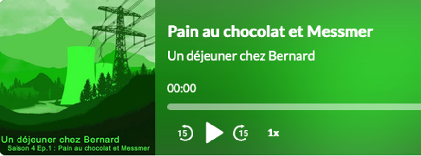 Podcast 🎧 Un déjeuner chez Bernard : Pain au chocolat et  plan Messmer
Pourquoi ce choix à l’époque ? quelle conséquence aujourd’hui ? et  surtout que cela dit-il du rapport de la France avec le nucléaire.
➡️global-chance.org/Podcast-un-dej…