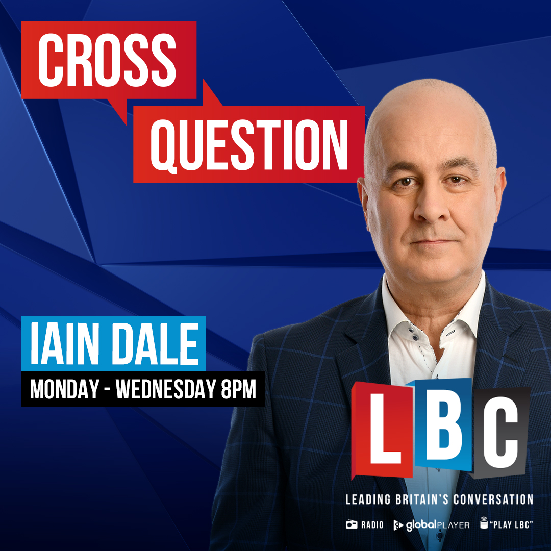 IainDale's tweet photo. ON CROSS QUESTION TONIGHT at 8pm on @LBC
@AyoCaesar
@RobertBuckland
@MayorJD
@GrantTucker https://t.co/KigE18yecW