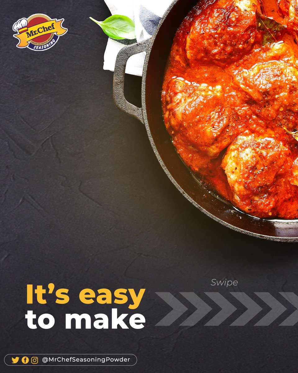 Mrchefseasoning's tweet photo. All you need is Mr Chef Mixed Spices seasoning powder to make the magic happen in your pot! If you don’t have this finger-licking seasoning in your home, visit stores near you to “grab your copies now”! 😄
#MrChefSeasoningPowder #Seasoning #Spices https://t.co/9WAw4q0xuk
