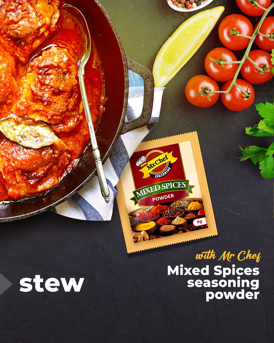 Mrchefseasoning's tweet photo. All you need is Mr Chef Mixed Spices seasoning powder to make the magic happen in your pot! If you don’t have this finger-licking seasoning in your home, visit stores near you to “grab your copies now”! 😄
#MrChefSeasoningPowder #Seasoning #Spices https://t.co/9WAw4q0xuk
