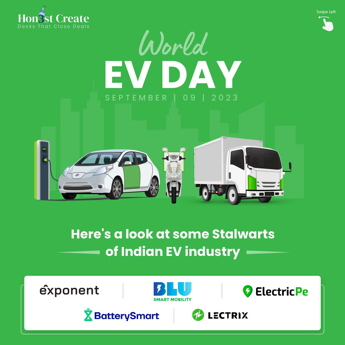 Honestcreate_'s tweet photo. As sustainability emerges as a paramount priority for countries and businesses, widespread adoption of electric vehicles has gained significant prominence in recent years.

Shoutout to some of the stalwarts.
@ExponentEnergy  @blusmart1   @Electricpe @BatterySmartIN  @Lectrix https://t.co/WYOSnAT67o