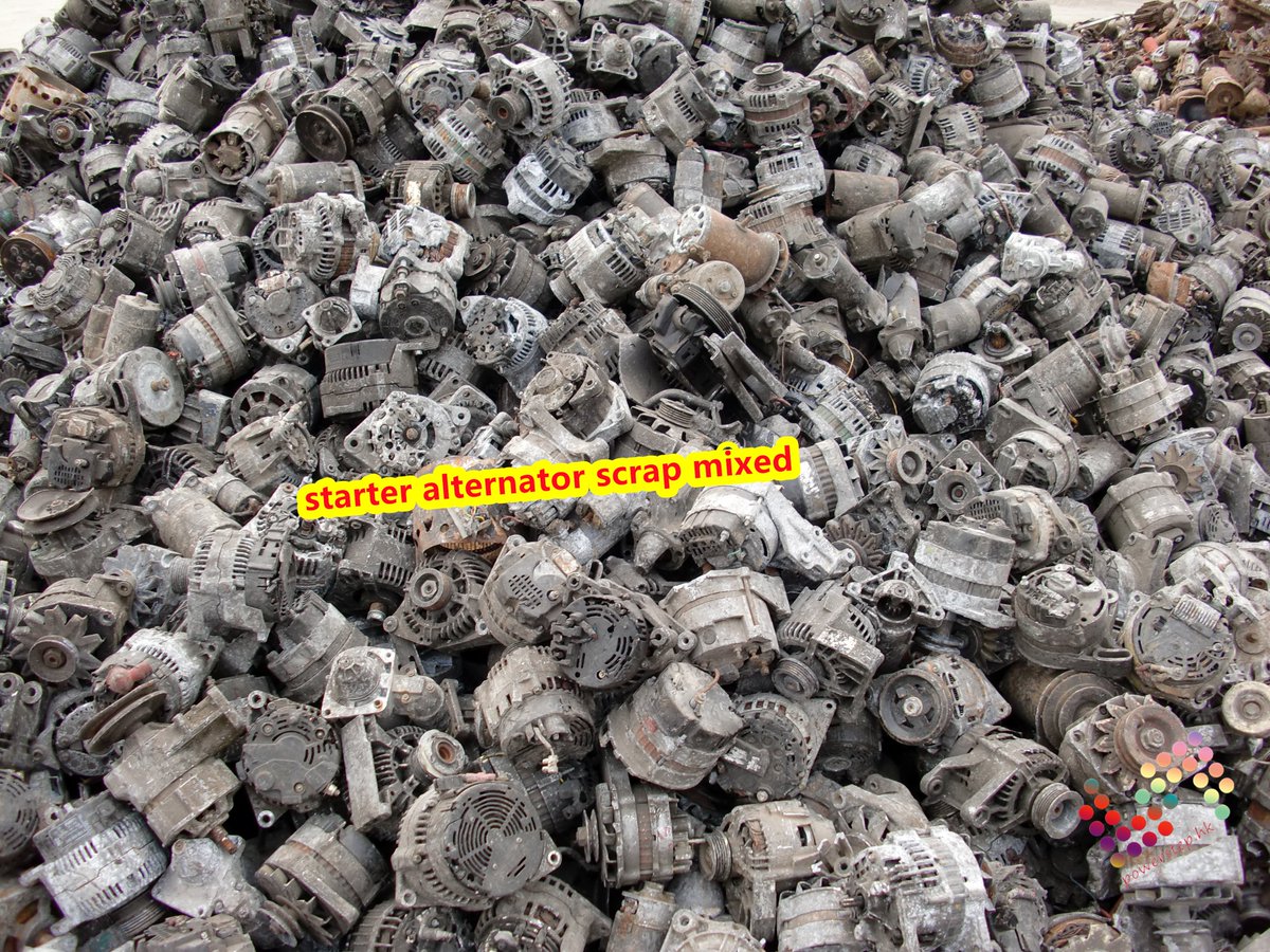 PowerStepHK's tweet photo. we https://t.co/3kUhnpSX6W regularly have huge amout enquiry of starter alternator mixed scrap, If you have any stock please offer us. Direct line whatsapp +85260669186 / wechat +8613923192733 / mail: vdbswa@gmail.com
#starterscrap #alternator #scrapyard #scrapmetal #scrapdealers https://t.co/Q1XY71q7X9