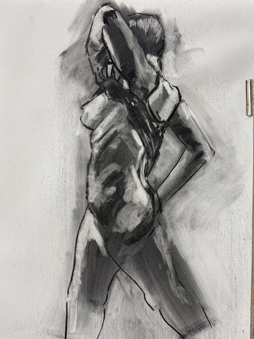 10分クロッキー、画力の向上を感じる 