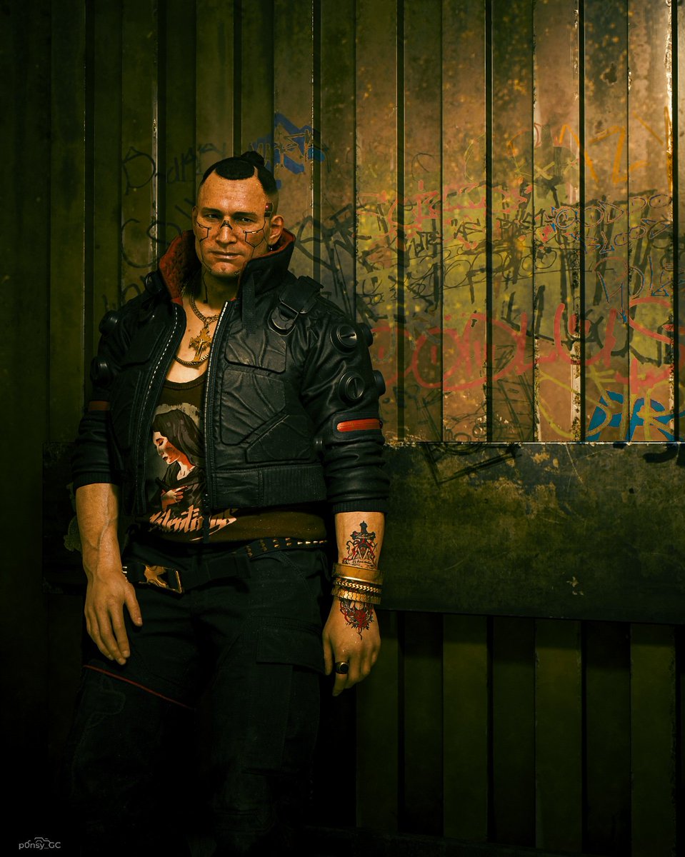 Jackie and V
<a href="/CyberpunkGame/">Cyberpunk 2077</a>
#Cyberpunk2077 #virtualphotography #societyofvirtualphotographers #gamergram  #VPGamers
