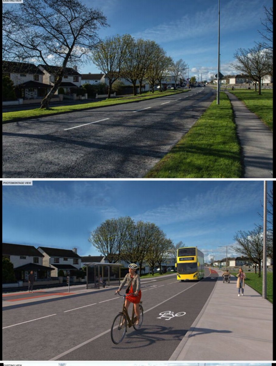 2 significant active travel schemes came before the council yesterday. Delighted to see unanimous support for the Ballybane/CastlePark Cycle Scheme, which will make a massive difference to the community. Great to see big investments in walking&cycling in the east of the city (1/2